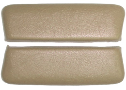 1964 ARM REST PADS, REAR, BEL AIR, FAWN